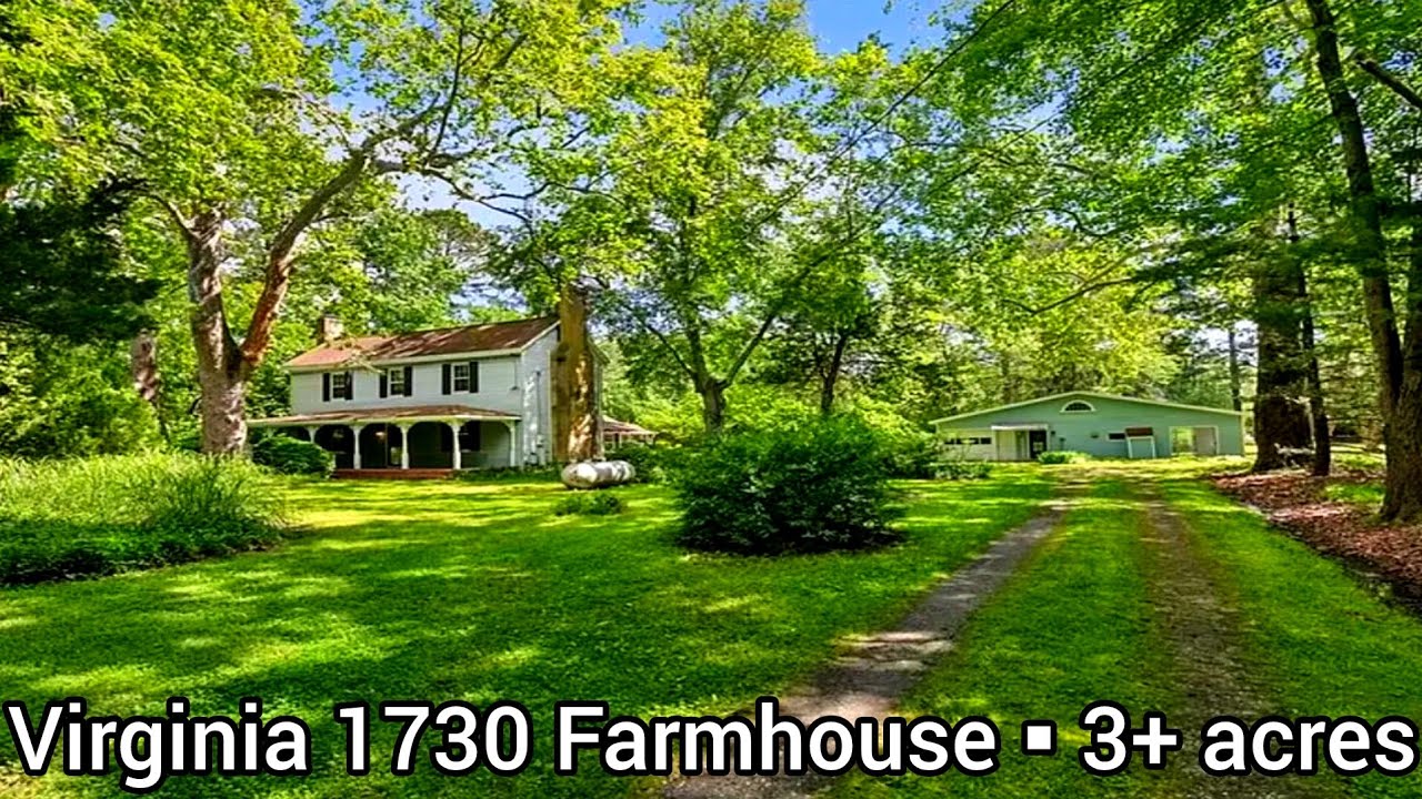 Virginia Farmhouse For Sale | $285k | Homes With Land For Sale | Virginia Real Estate For Sale