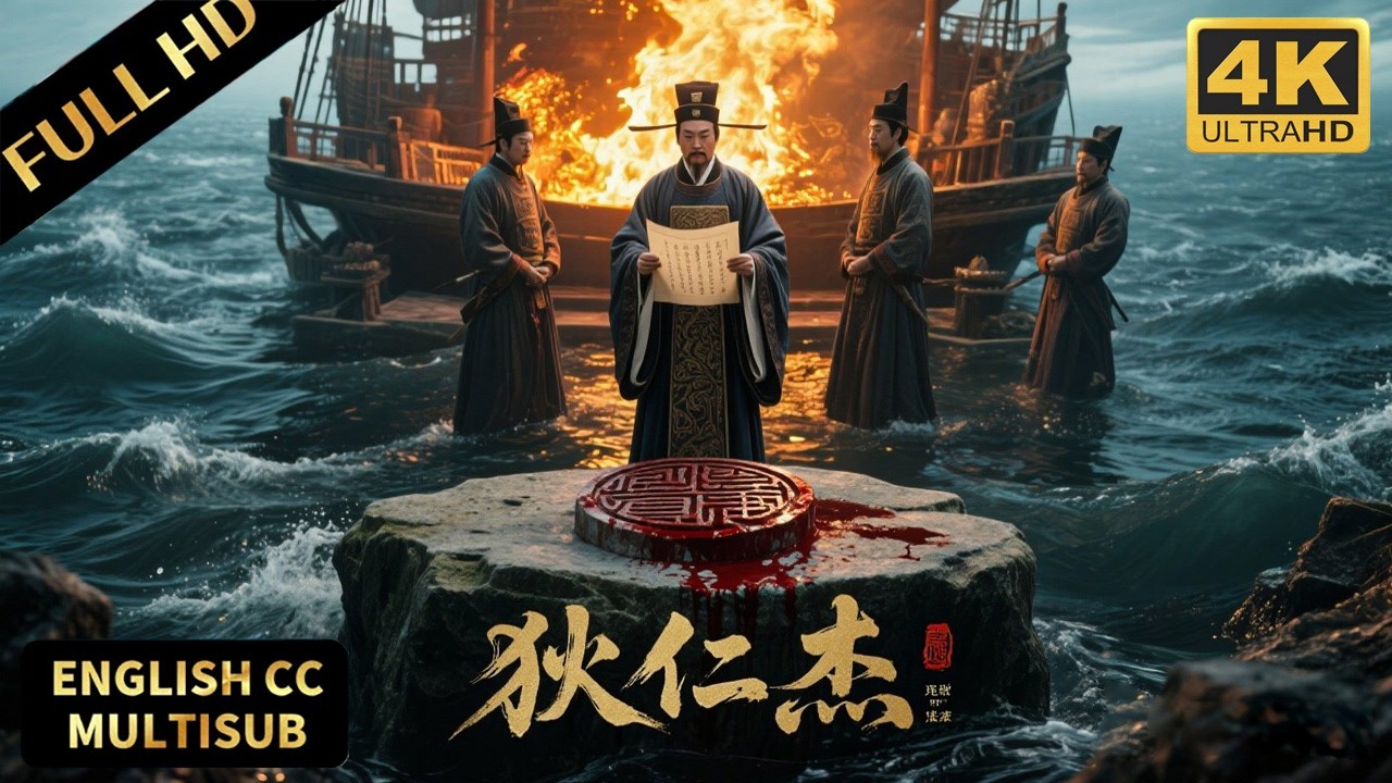 【狄仁杰破案大片】海底捞出带血官印！狄仁杰追查熔金炉端掉黑恶势力！#悬疑  #灾难 #惊悚 #movie #狄仁杰