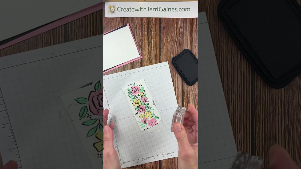 It's Magic... a Fun Card Technique #handstampedcards #CreateWithTerriGaines