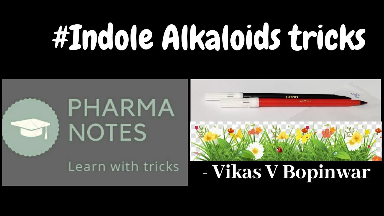 INDOLE ALKALOIDS WITH TRICS | RRB PHARMACIST EXAM | GPAT | ESIC | PART-18