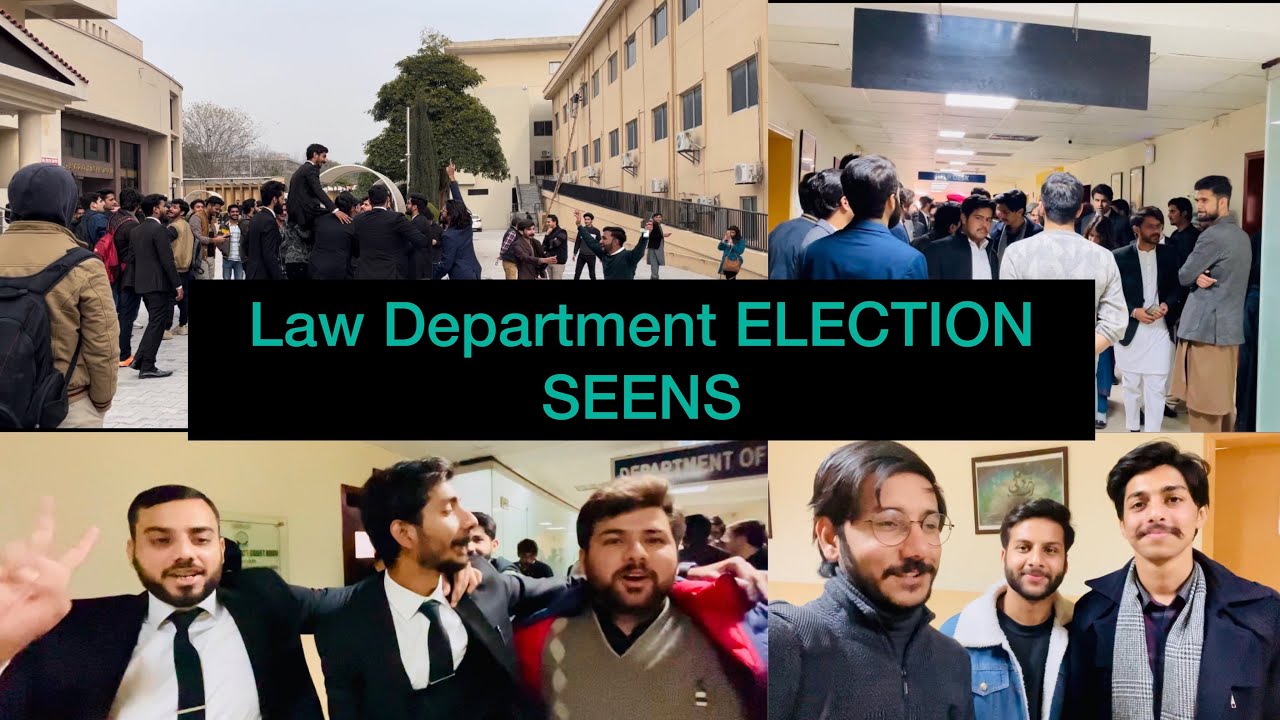 LAW DEPARTMENT ELECTION SEENS || BAHRIA UNIVERSITY ISLAMABAD