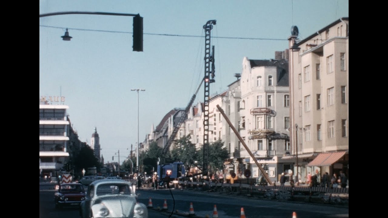 Berlin in the 60s: Schlo&szlig;stra&szlig;e Berlin-Steglitz 1969