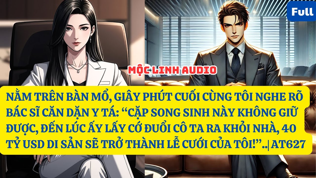 NẰM TRÊN BÀN MỔ, GIÂY PHÚT CUỐI CÙNG TÔI NGHE RÕ BÁC SĨ CĂN DẶN Y TÁ: “CẶP SONG SINH NÀY   |AT627