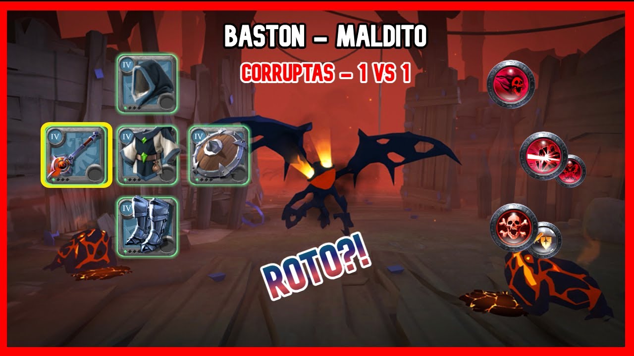 ☠️ Baston Maldito En Corruptas | PVP | Albion Online | OP?🔥
