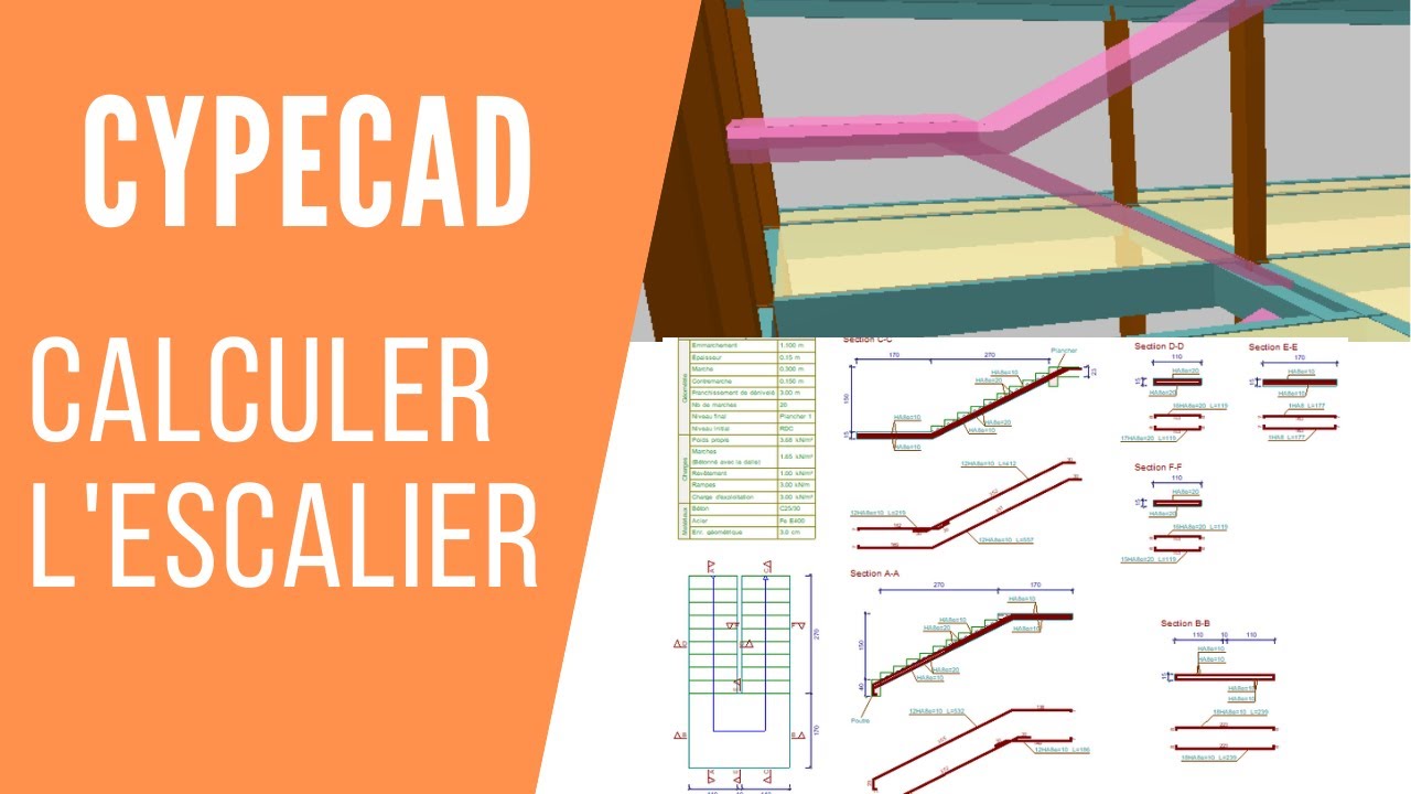 Formation cypecad (Comment modéliser et calculer l'escalier)