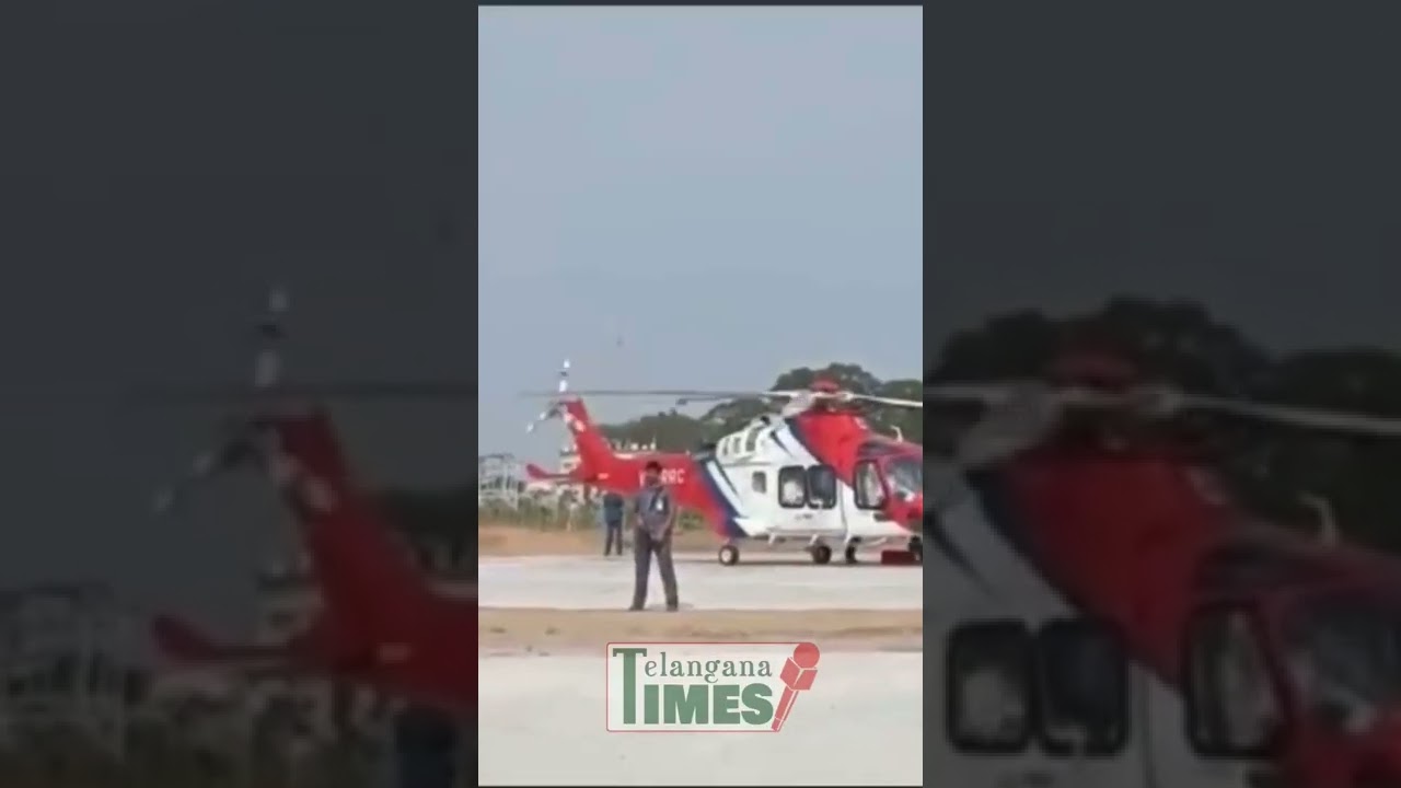 CM KCR HELICOPTER #kcr #cmkcrhelicopter #helicopter