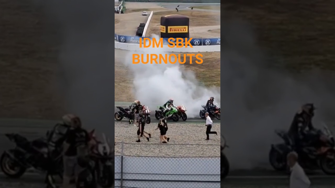 IDM SBK Finale 2024 #burnouts #sbk #motorace #hockenheimring #idm #tiresmoke #germany
