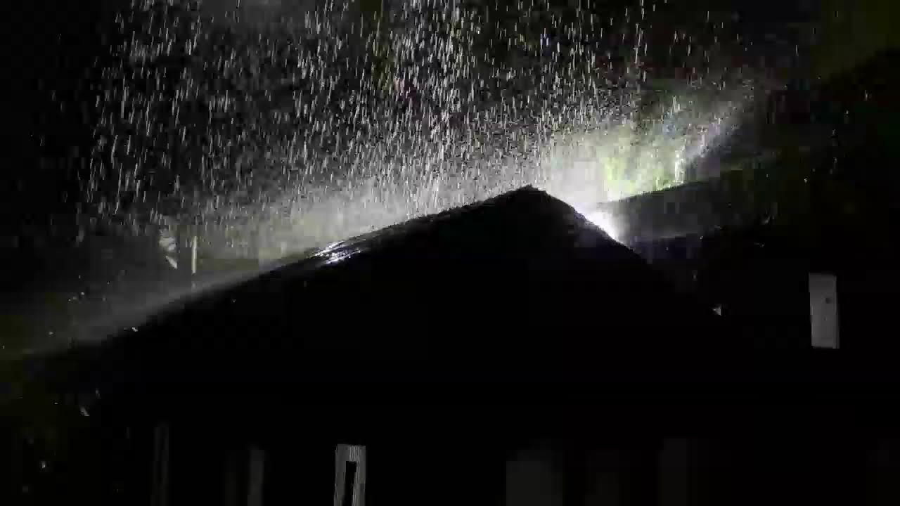 Rain on Roof Sounds for Sleeping 😴 Tin Roof Rain for Deep Sleep & Relaxation