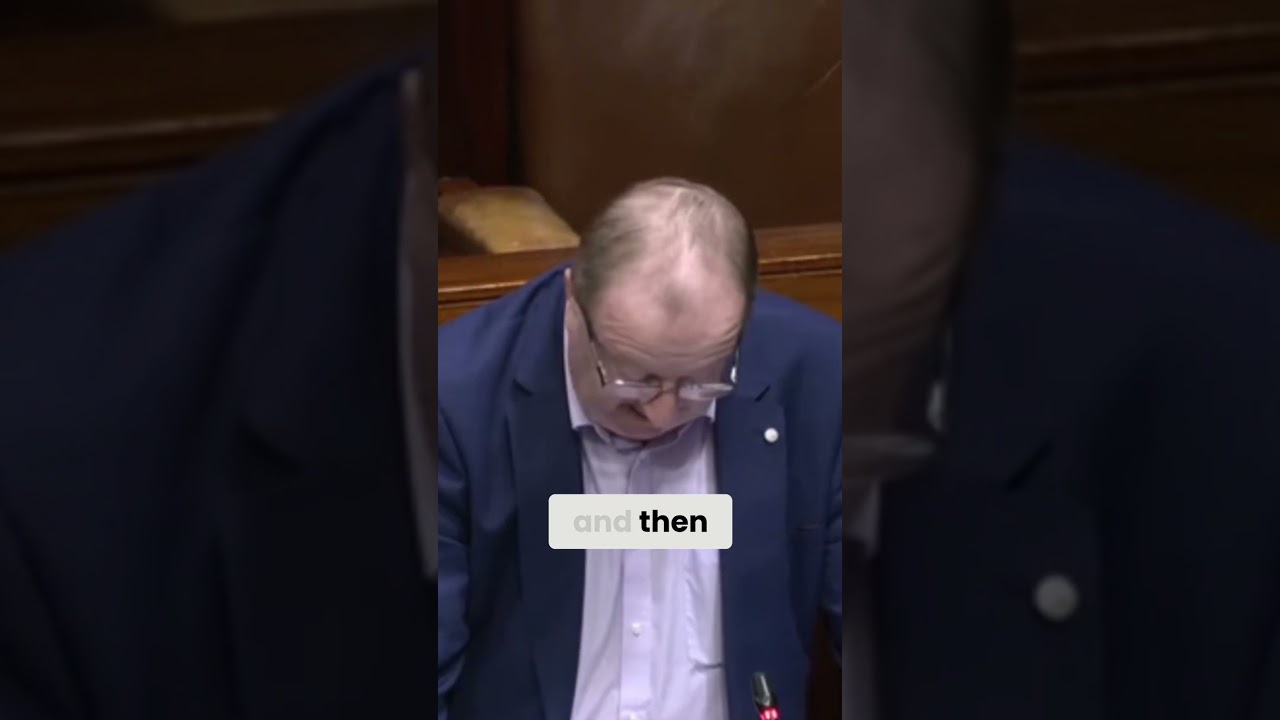 Откуда возьмутся дома? Майкл Коллинз выступает в парламенте.