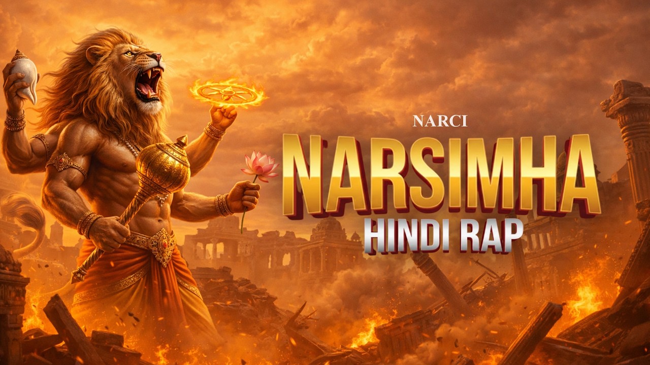 Narsimha Leela (नरसिंह लीला) | Narci | The Fierce Avatar of Vishnu | Hindi Rap (Prod. By Narci)
