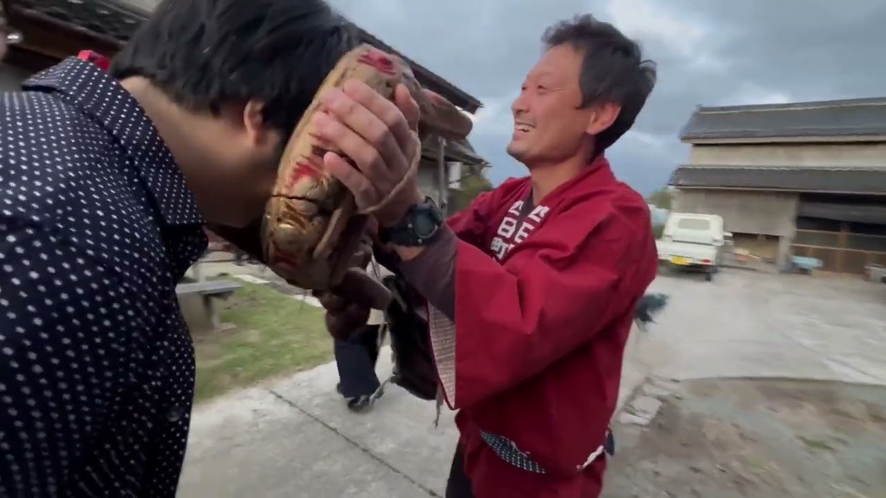 さすらい魂  落合陽一先生登場で禁断の映像! 佐渡の鬼太鼓を見る(豆つき)
