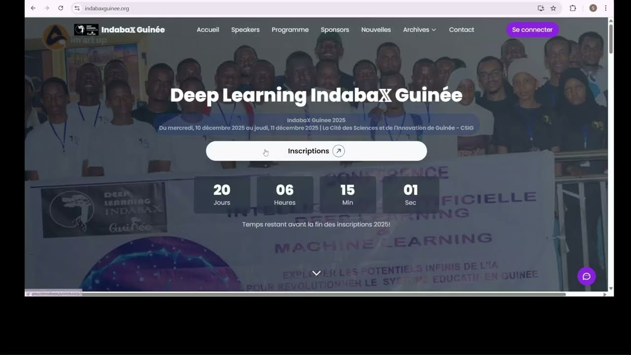 Guide d&rsquo;inscription &ndash; IndabaX Guin&eacute;e 2025 | Comment s&rsquo;inscrire &agrave; la conf&eacute;rence nationale sur l&rsquo;IA 🇬🇳