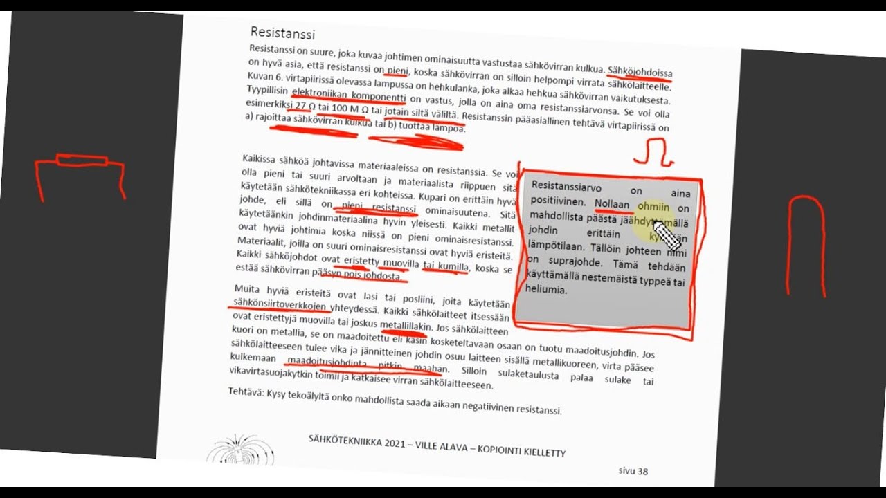 Sähkötekniikan oppitunti - sähkötekniikan perussuureet