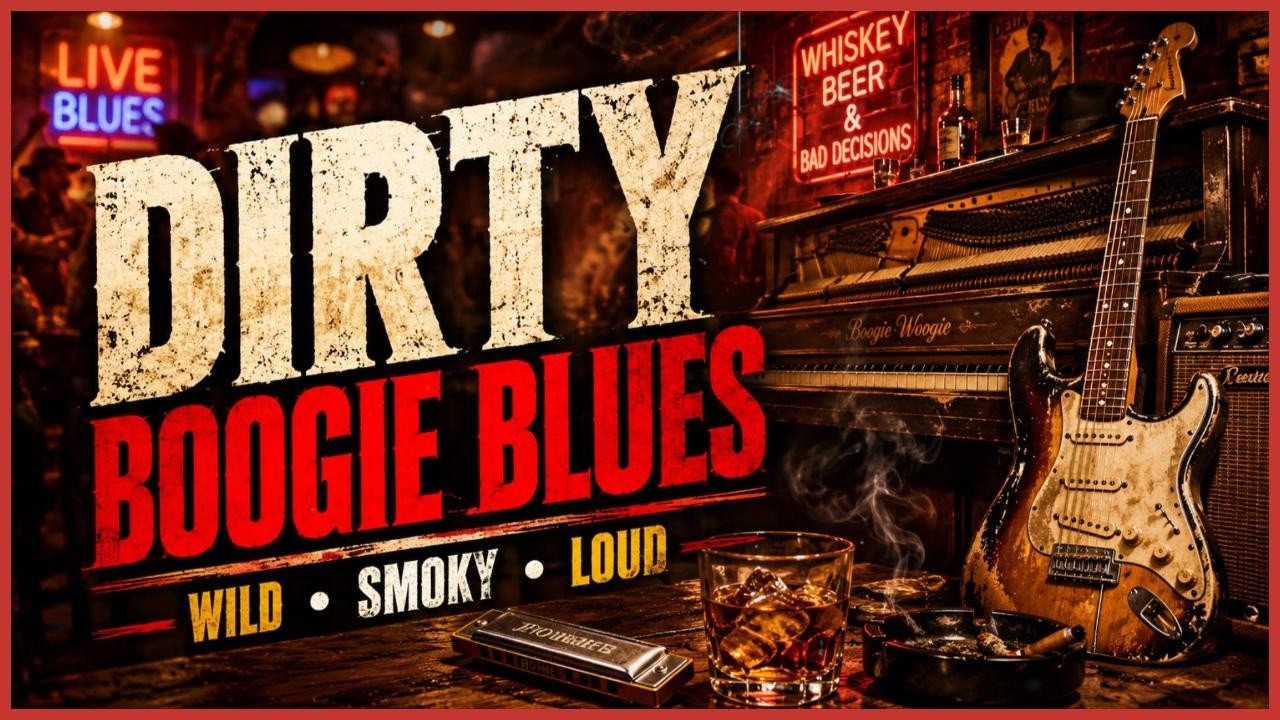 Dirty Boogie-Woogie Blues | Wild Harmonica, Boogie Piano & Gritty Guitar
