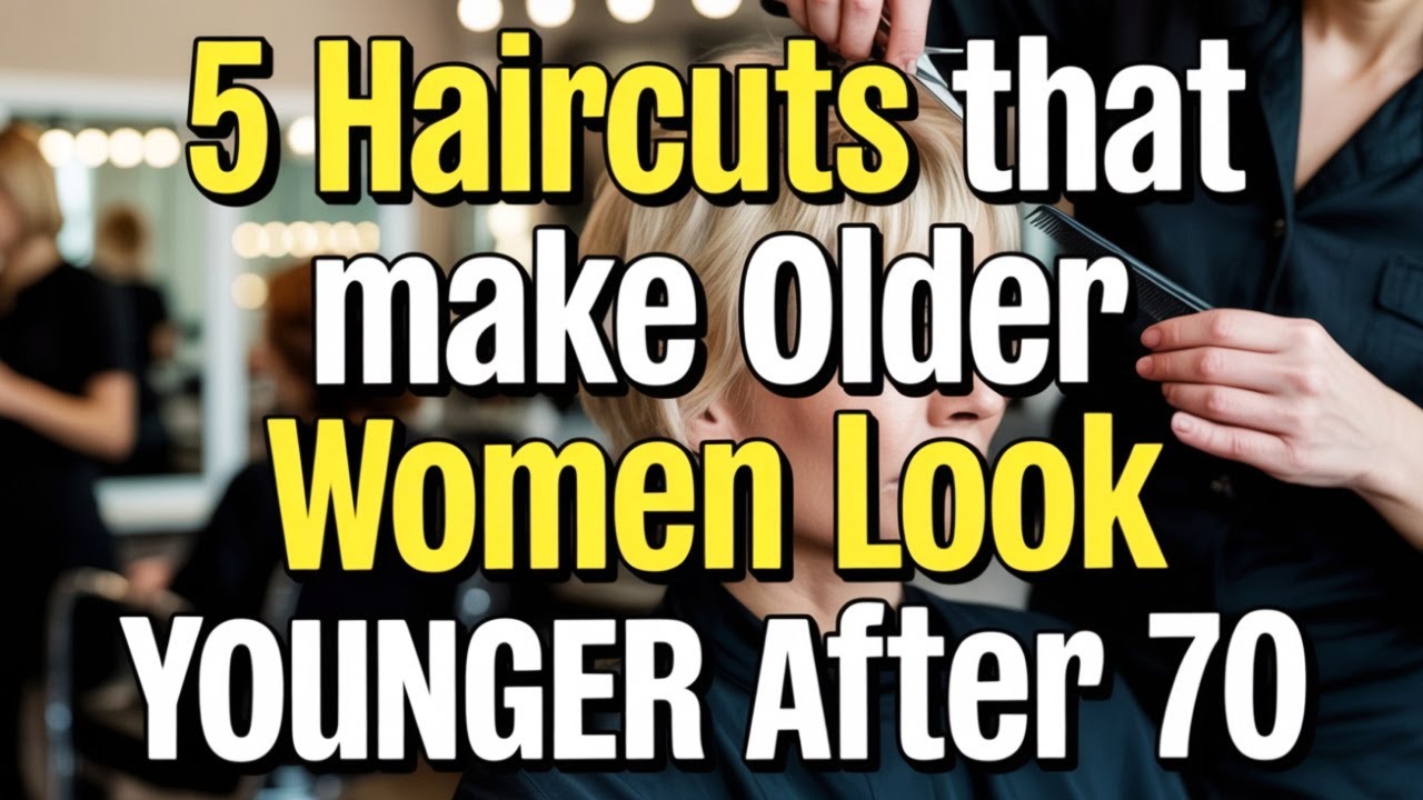 5 Haircuts that make Older Women LOOK YOUNGER after 70 | Wise advice