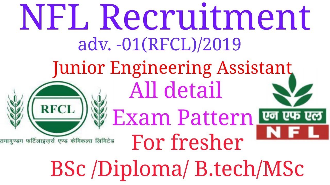 NFL Recruitment 2019 - for Junior engineering assistant