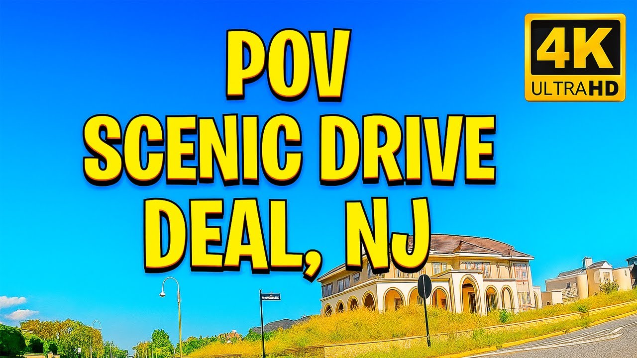 Driving Through Deal, NJ – The Richest Beach Town in America (4K POV)