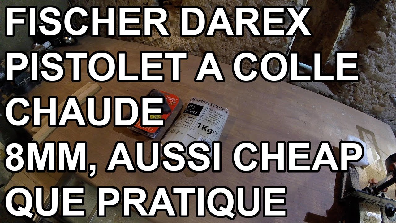 Pistolet &agrave; colle chaude 8mm Fischer Darex