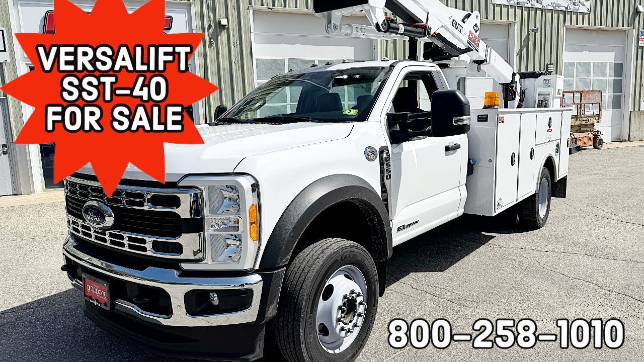 🔥 45' Versalift Bucket Truck on Ford F550 4x4 – Ready to Work!
