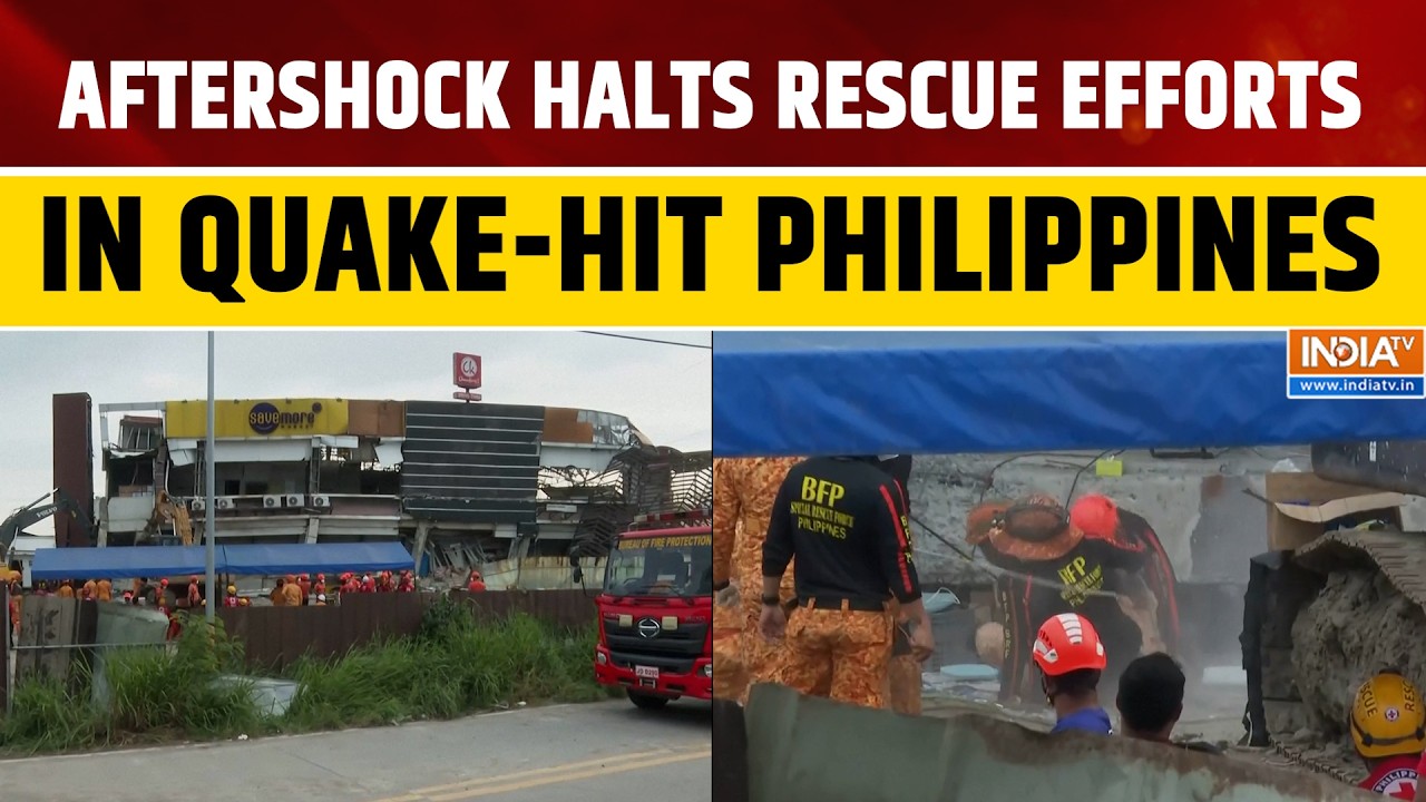 Philippines Earthquake: 2,100+ Aftershocks Force Rescuers Out Of Damaged Buildings | World News