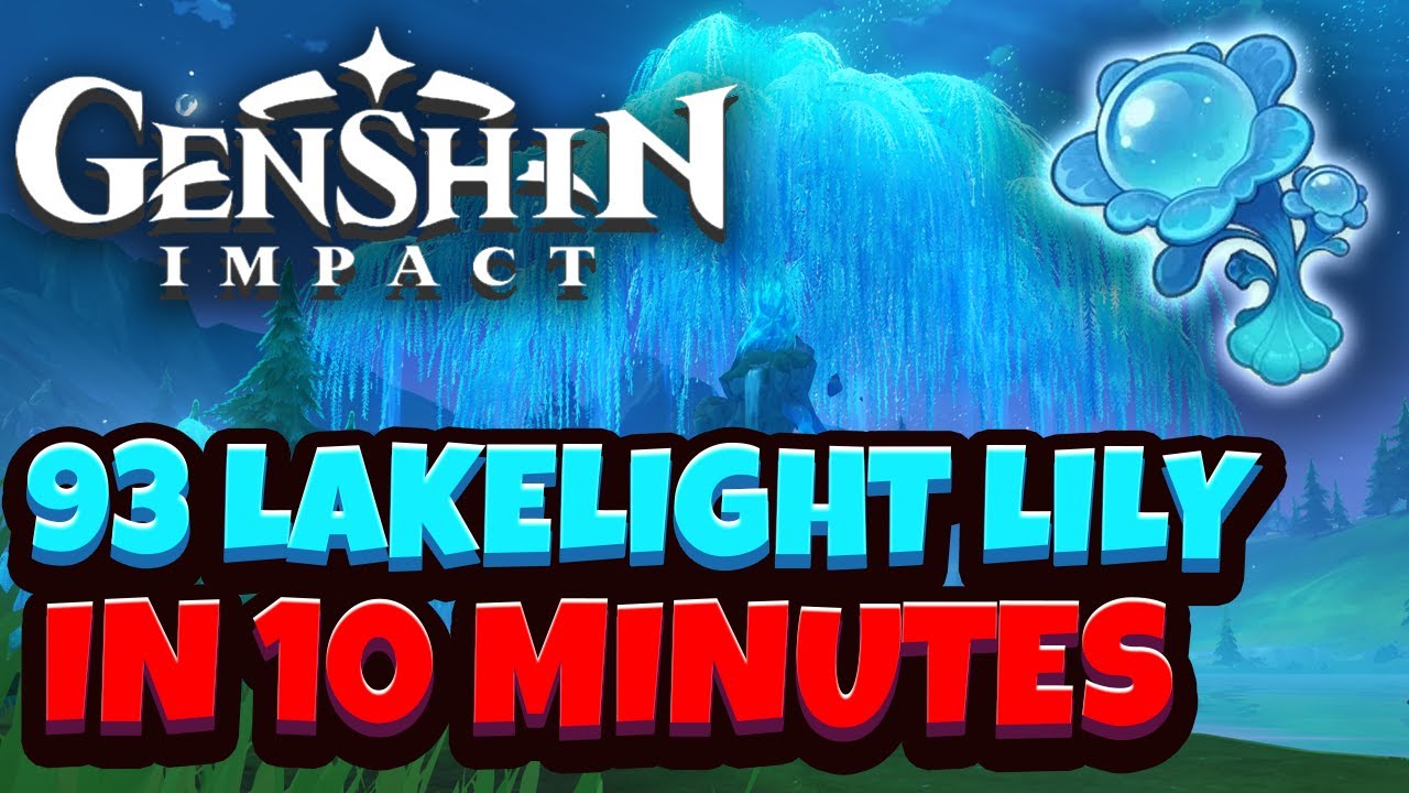 93 Lakelight Lily Locations - Furina Ascension Materials