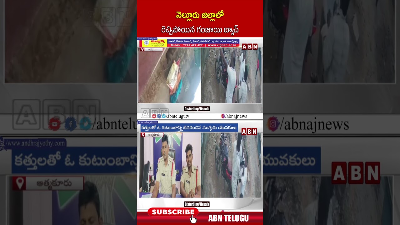 నెల్లూరు జిల్లాలో రెచ్చిపోయిన గంజాయి బ్యాచ్.. #nellore #ganjabatch #abn #abntelugu