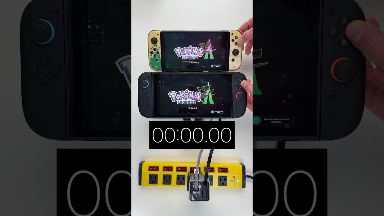 Pokemon ZA Switch 2 против Switch Время загрузки #pokemonlegendsza #switch2 #switch
