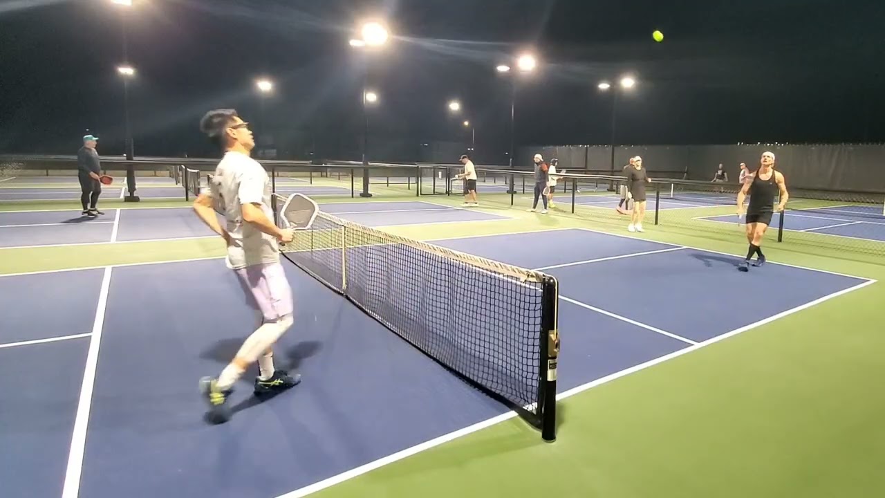 Sweaty Pickleballa Final Fridays Kou/Charles vs Theresa/Eric