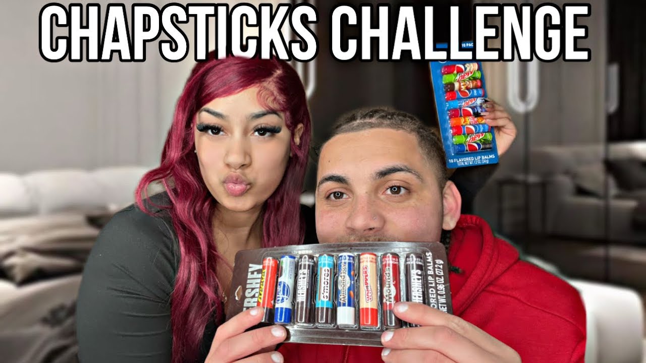 CHAPSTICK CHALLENGE 😂 *guess the flavor*