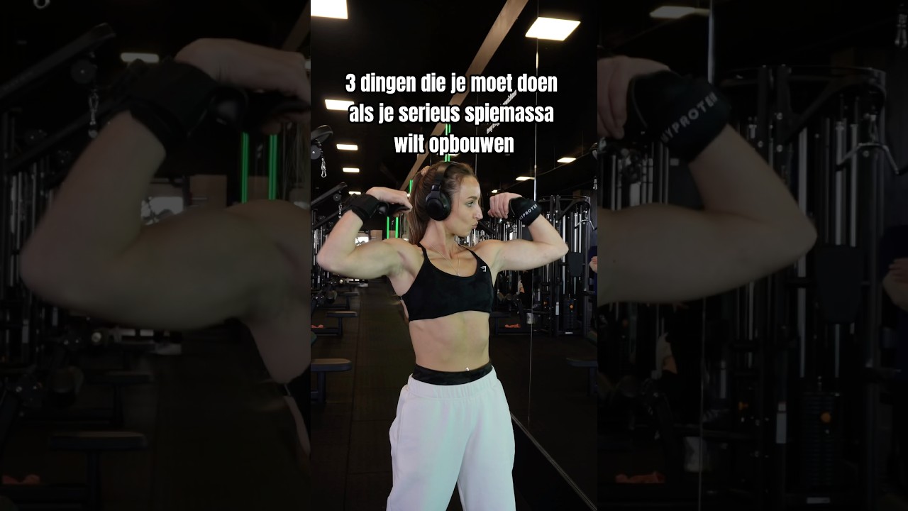 Wil jij &eacute;cht spiermassa opbouwen? Doe dan deze 3 dingen 👇🏽 #progressiveoverload #strengthtraining