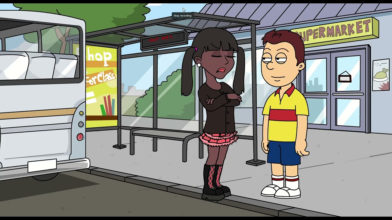 Gabe meets Caillou