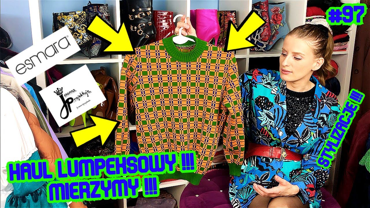 HAUL LUMPEKSOWY !!! KOLEJNE PEREŁKI Z SECOND HANDU !!! TRY ON !!! ESMARA/JOANNA_PROJEKTUJE #97