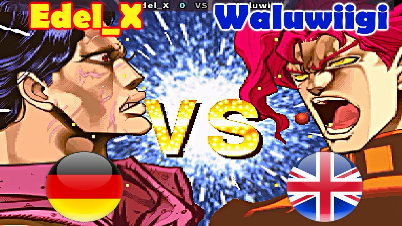 JoJo's Bizarre Adventure - Edel_X vs Waluwiigi