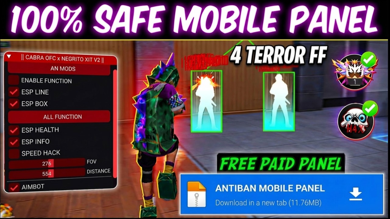 FREE FIRE MAX OB52 🔥 FF ANTIBAN PANEL MOBILE | FREE FIRE HACK NEW 😈 FF INJECTOR 2026 | FF MAX PANEL