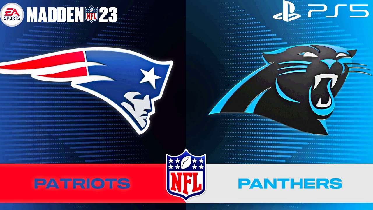 Madden 23 Gameplay - Carolina Panthers vs New England Patriots | NFL PS5