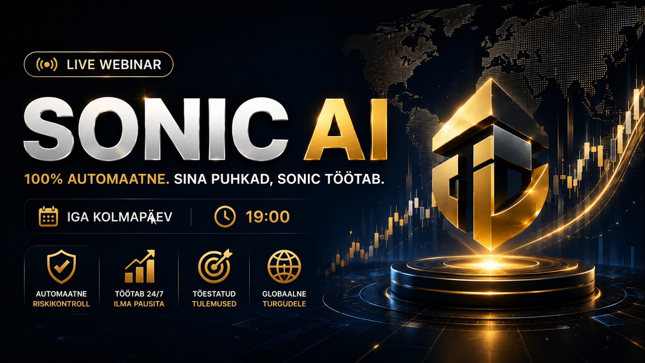 Automaatse kauplemise webinar - sonic, tagmarkets, aitech & Manfred Muuga