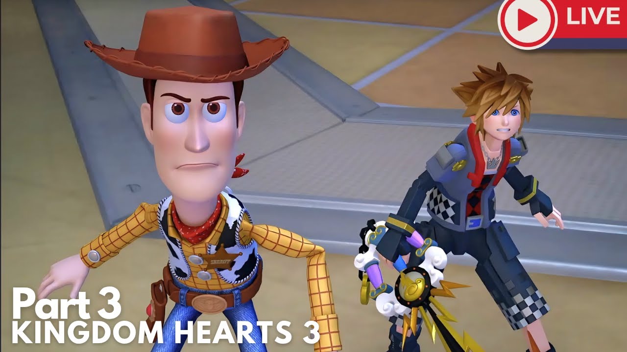 Toy Box - First Time Playing Kingdom Hearts 3 LIVE