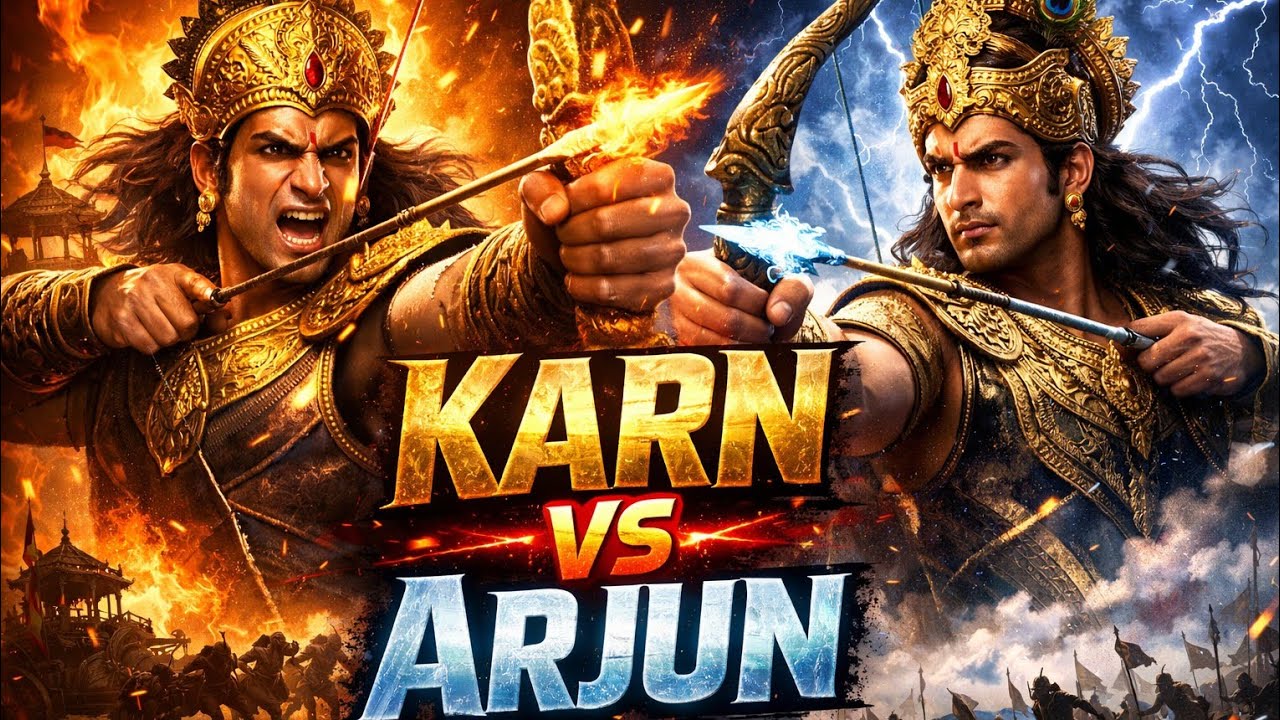 Arjun vs karn💪💪🇮🇳🇮🇳