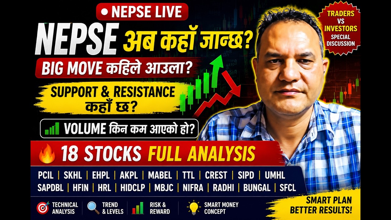 NEPSE Sideways किन छ? 🚨 Big Move नजिकिँदै? | Audience Requested Stocks Full Analysis