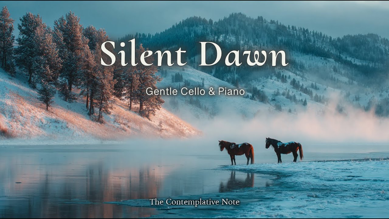 Silent Dawn by the Water ❄️ Gentle Cello and Piano for a Calm Winter Morning