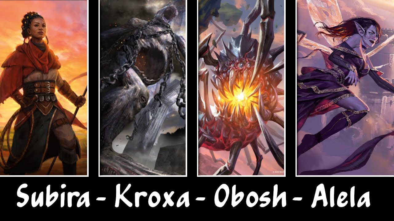 Subira vs Kroxa vs Obosh vs Alela (EDH Gameplay)