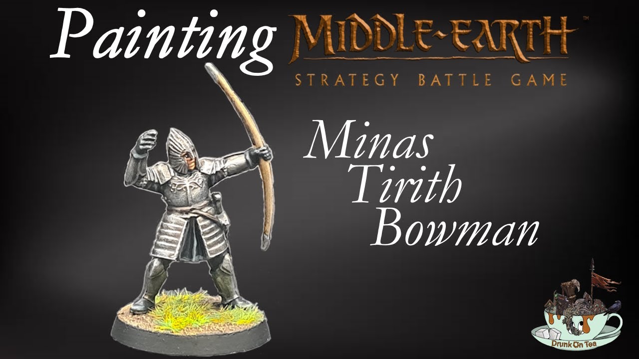 Painting a Minas Tirith Bowman for Middle Earth Strategy Battle Game