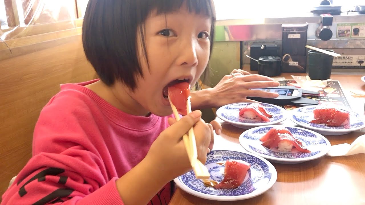 爆食！回転寿司６人でめっちゃ大量に食べました！！【ココロマン普段の様子】