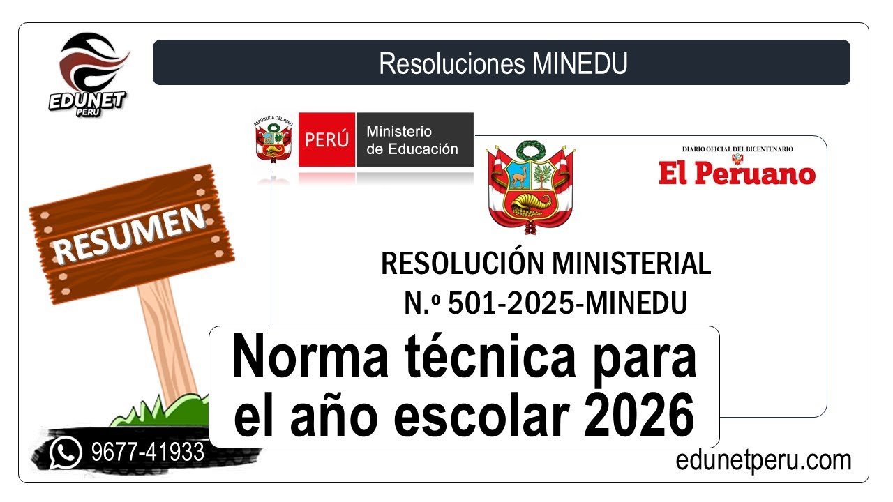 Semanas de Gestión 2026 ¿Presencial o Virtual? | Norma Técnica para el Año Escolar 2026