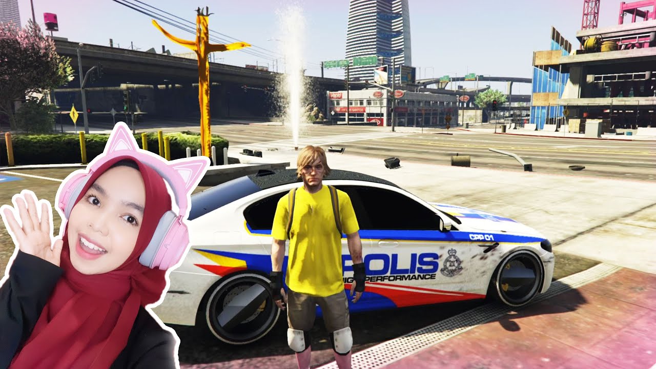 ( LAWAK ) BUDAK PUBG FIRST TIME MASUK GAME GTA | RP GTA 5 MALAYSIA