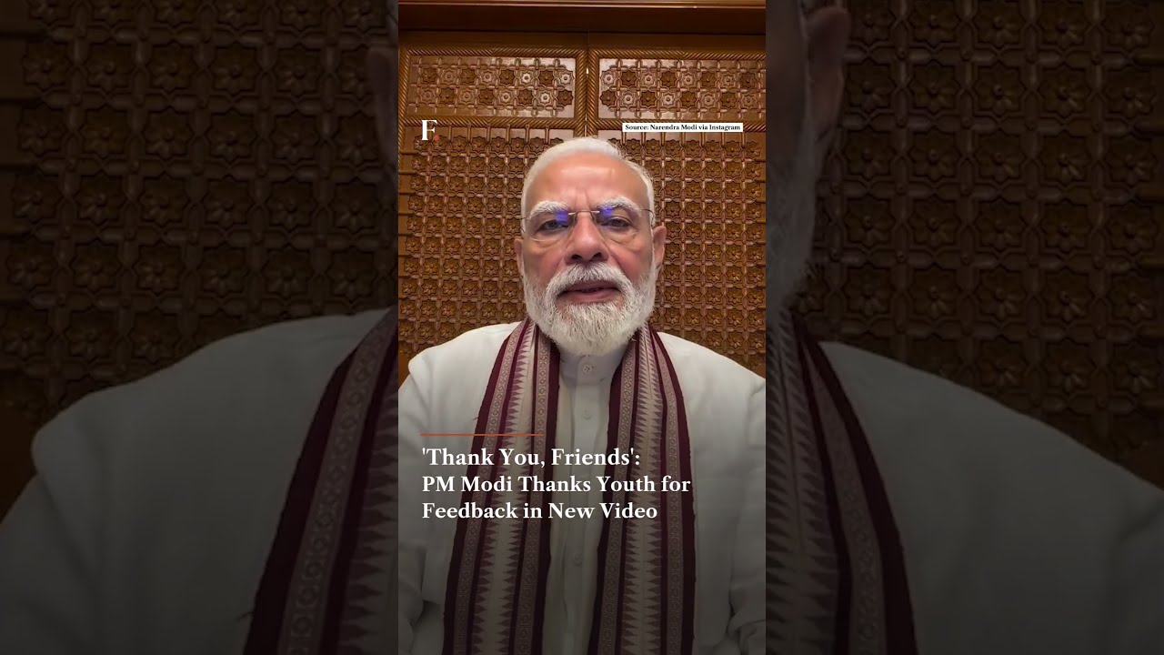 'Thank You, Friends': PM Modi Thanks Youth for Feedback in New Video Message