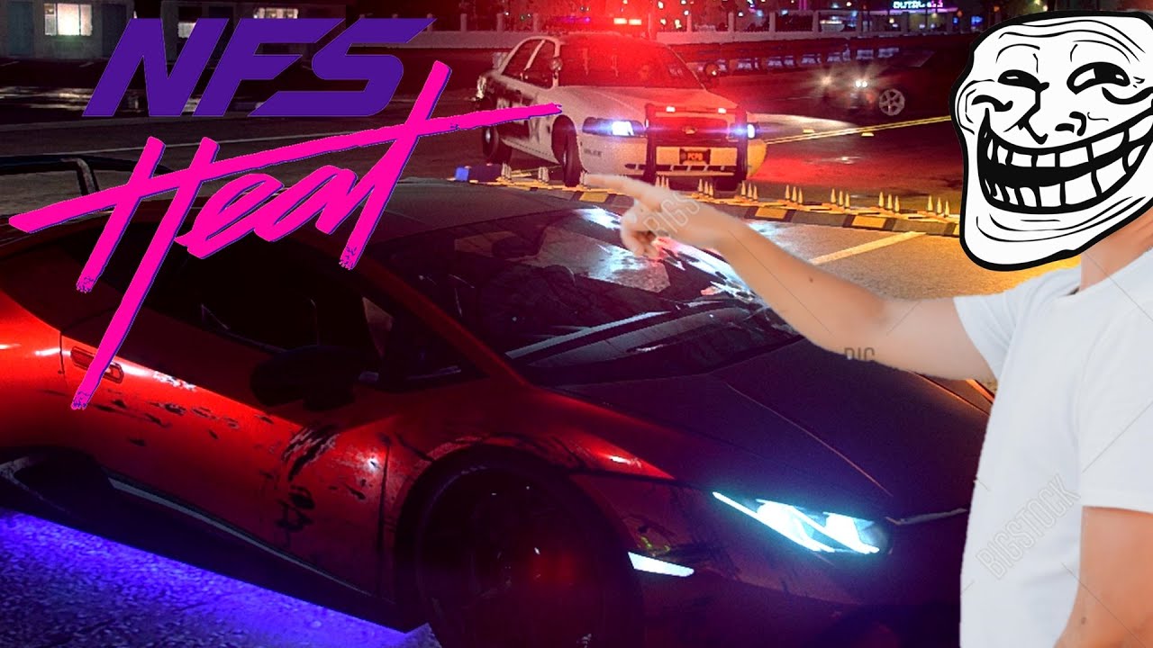 NFS HEAT Злые и пьяные копы (часть 1)