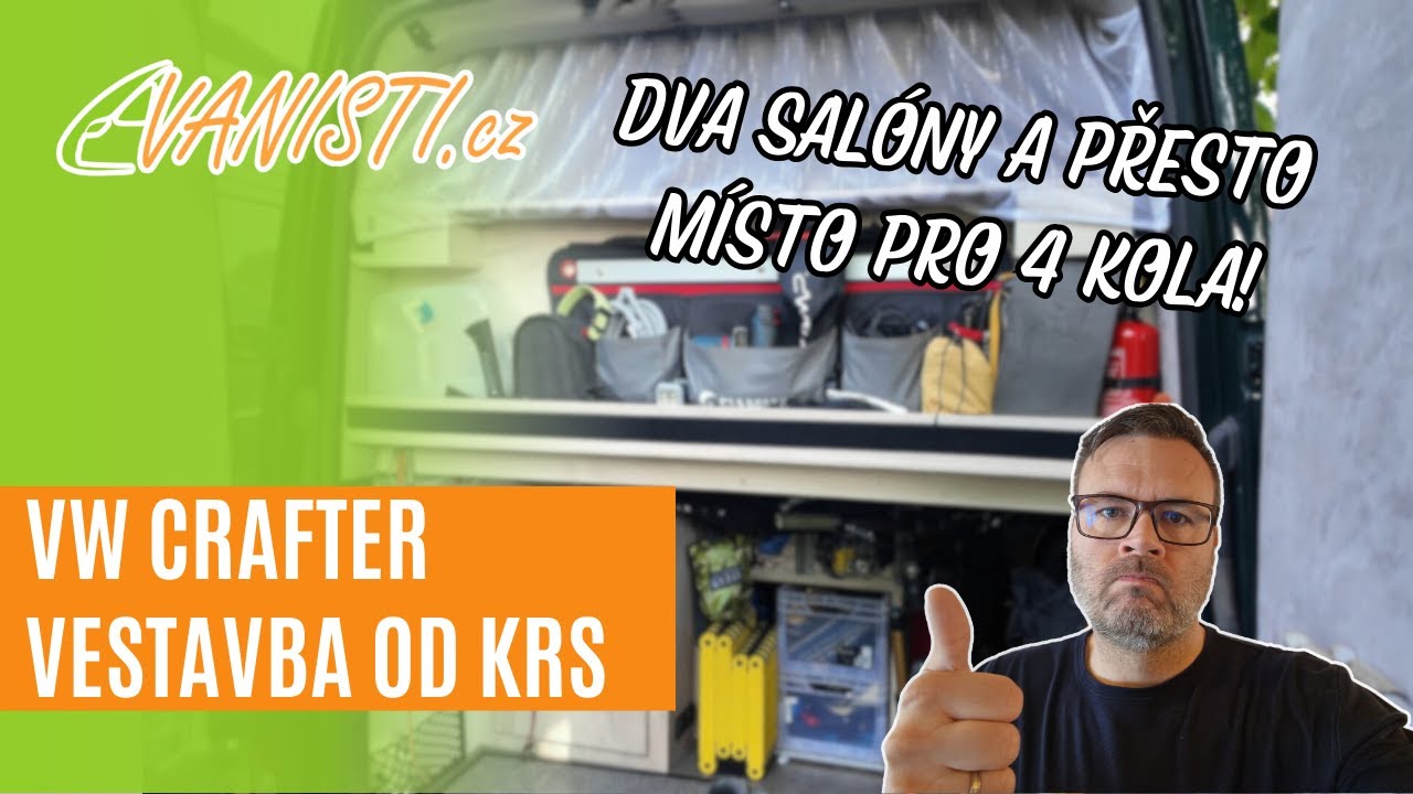DOKONAL&Yacute; ZADN&Iacute; SAL&Oacute;N - zak&aacute;zkov&aacute; vestavba VW Crafter od KRS