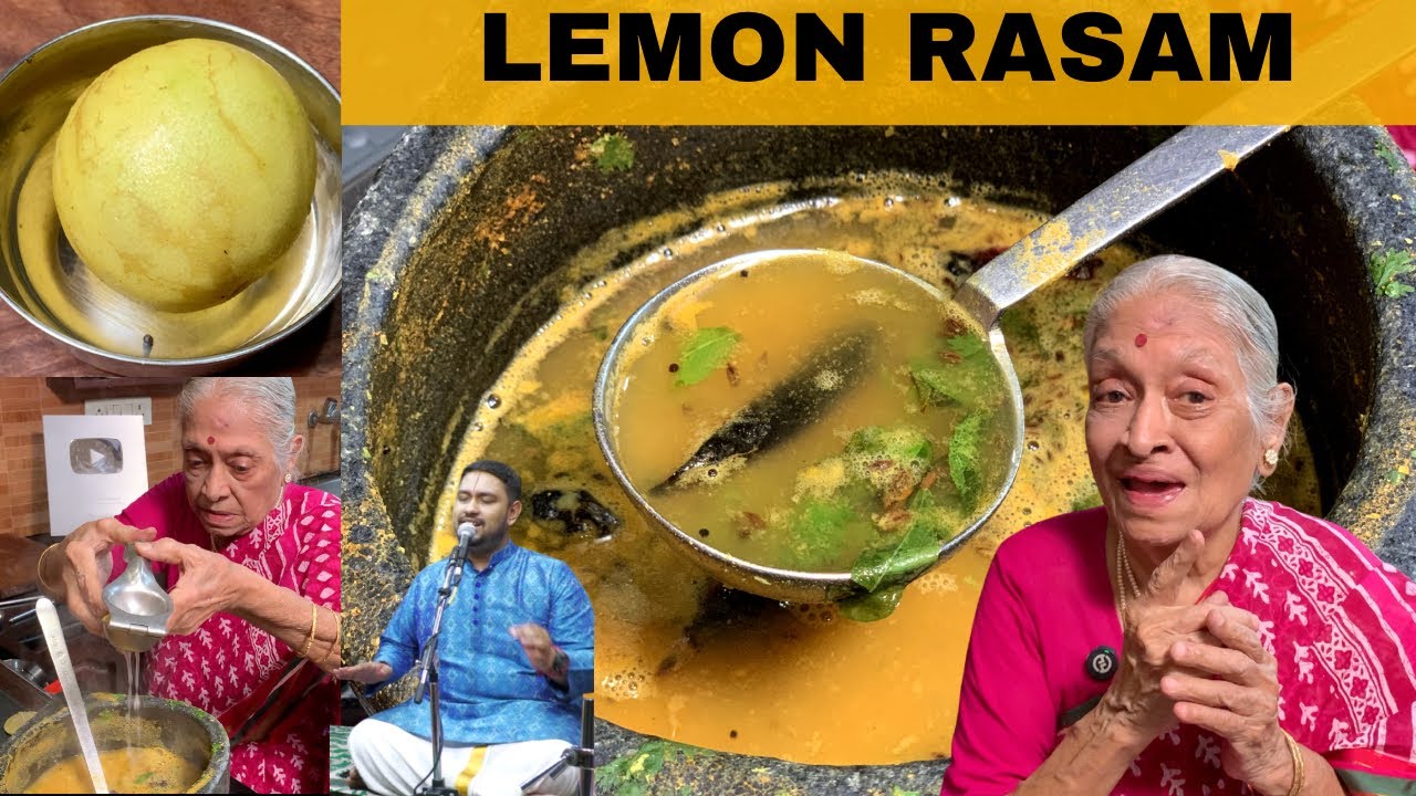LEMON RASAM | எலுமிச்சை ரசம் | Without Tamarind | Best for Rainy Season | Soothing | ft.R.P. Shravan