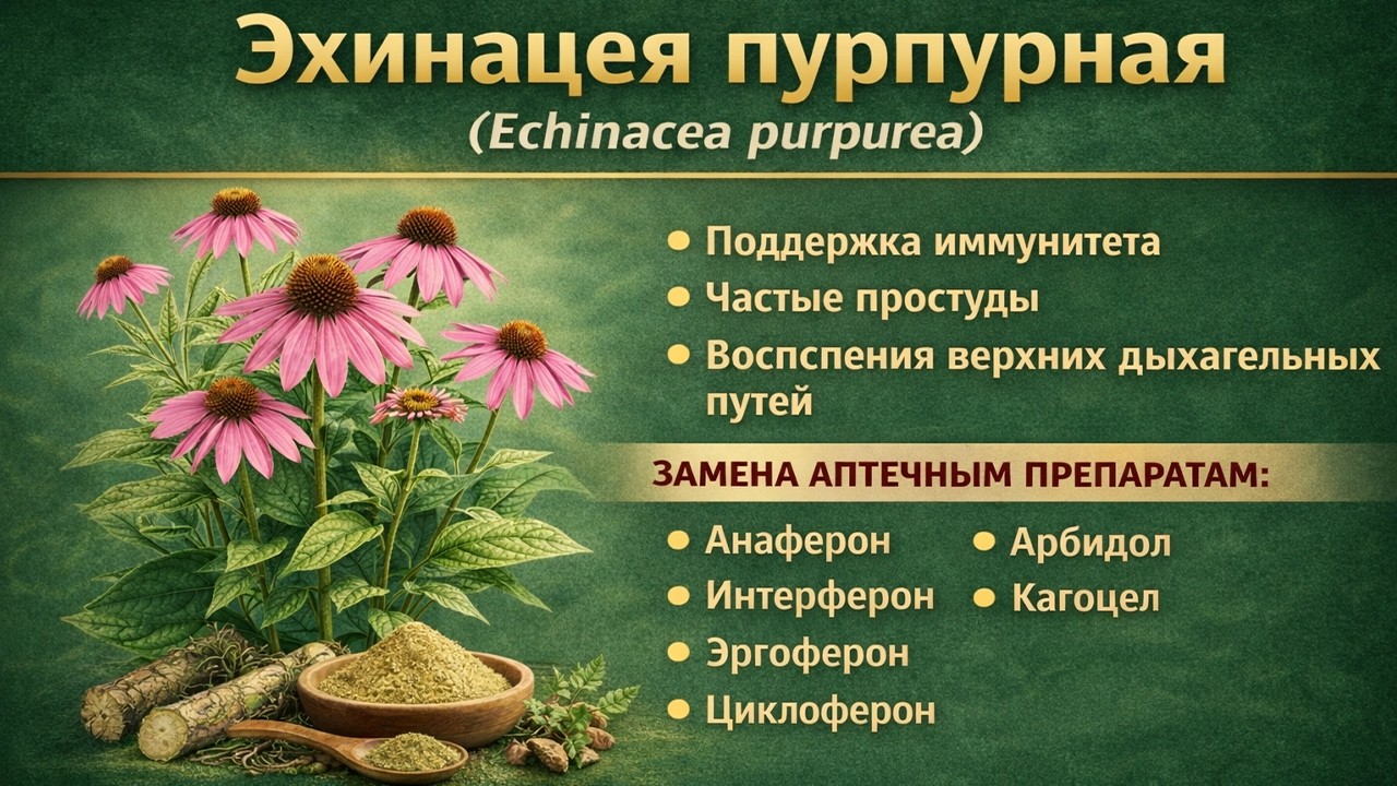 Эхинацея пурпурная Echinacea purpurea